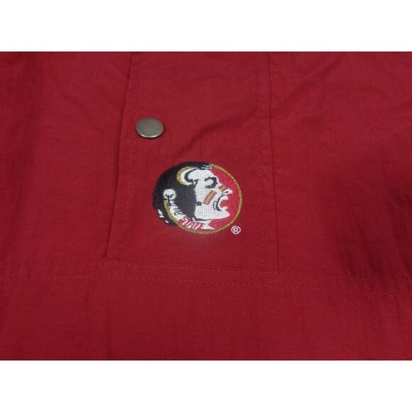 Vtg The Game Florida State Seminoles Windbreaker Jacket XL Red Pullover 90s - Picture 3 of 10